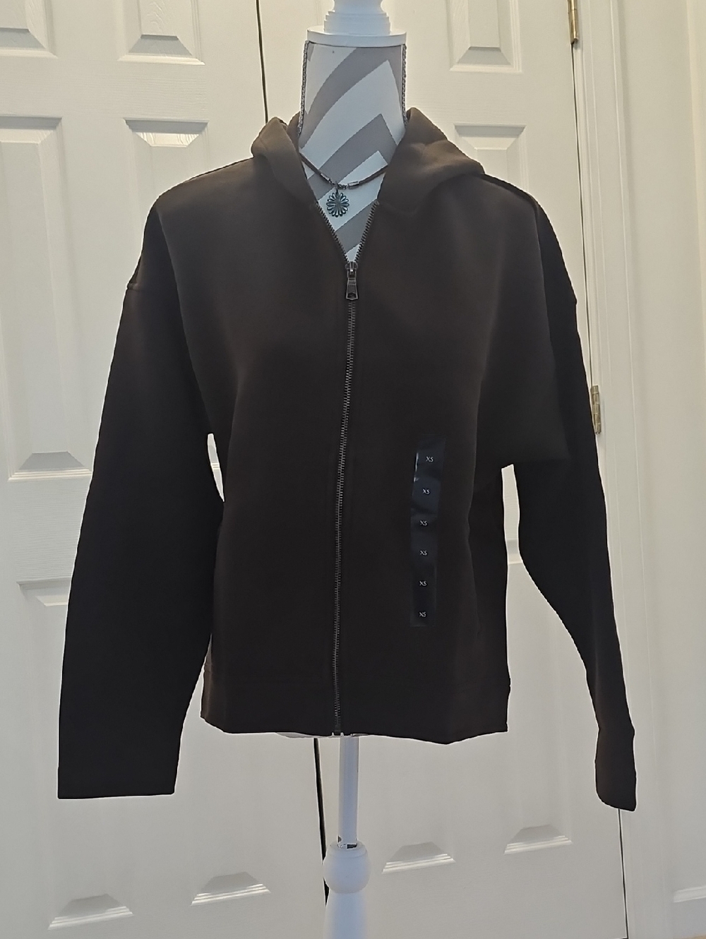 Banana Republic Brown Zip Up Hoodie